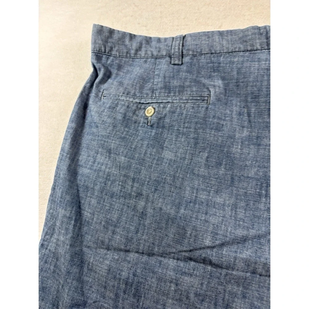 Polo Ralph Lauren Mens 46x9 Classic Fit‎ Blue Chino Shorts Chambray Preppy